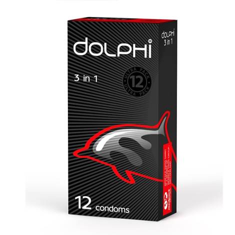 Презерватив Dolfi №12  3 в 1
