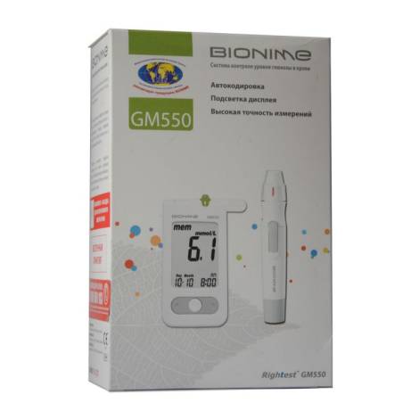 Глюкометр Bionime Rightest GМ550