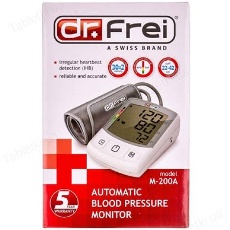 Тонометр Dr.Frei модель М-200А автомат на плечо