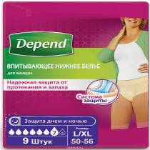 Нижнее жен белье Depend Pants Norm 0731 L/XL №9