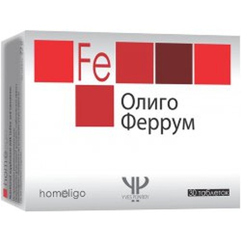 Олиго Феррум №30 табл.