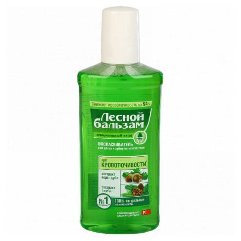 Ополаскиватель 250,0 Лесной бальзам д/полости рта с корой дуба и пихтой