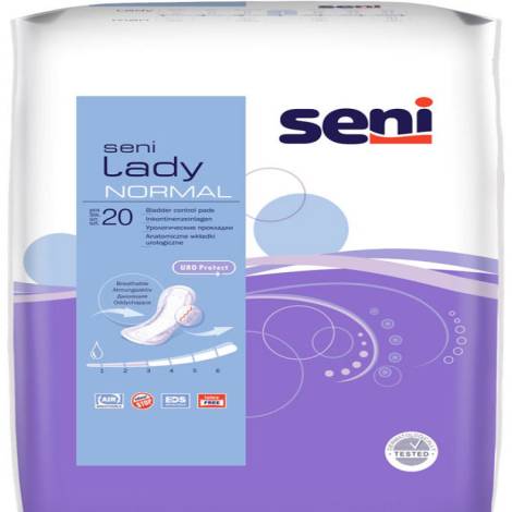 Прокладки урологические №20 Seni Lady Normal 3 капли