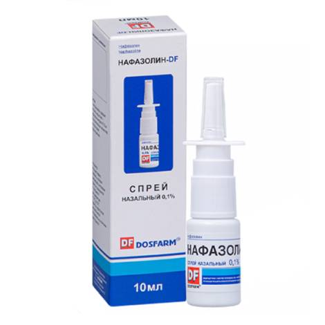 Нафазолин-DF 0,1% 10,0 спрей назальный