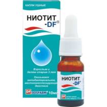 Ниотит 10,0 ушные капли