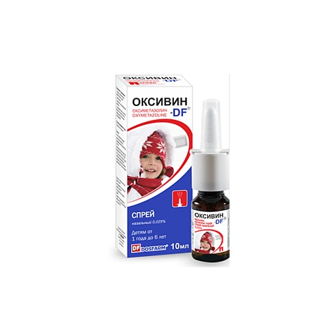 Оксивин 0,025% 10,0 спрей назальный