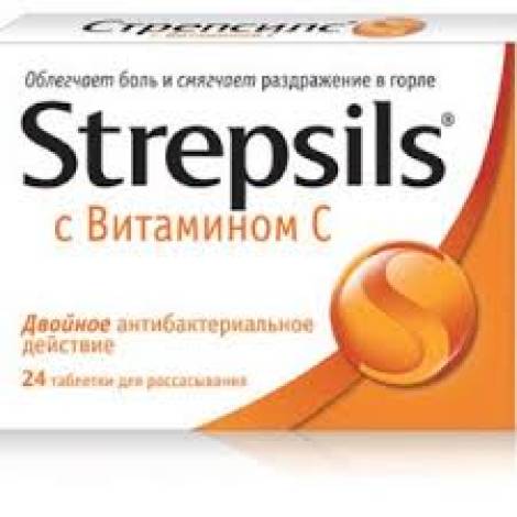 Стрепсилс №24 с вит.С леденцы