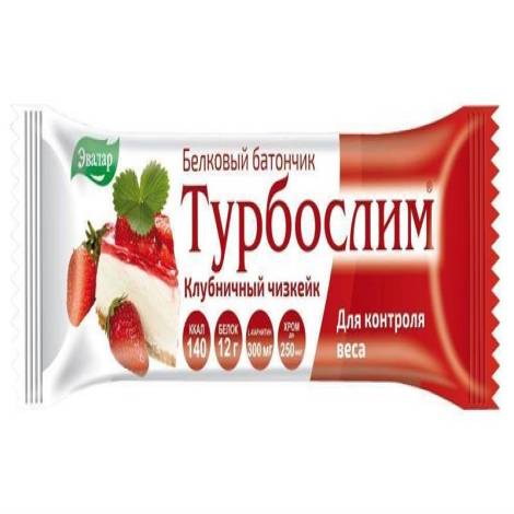 Турбослим батончик 50,0 клубничный чизкейк