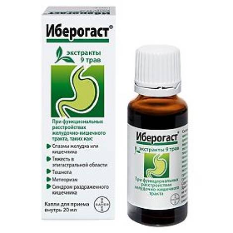 Иберогаст 50,0 капли д/приема внутрь