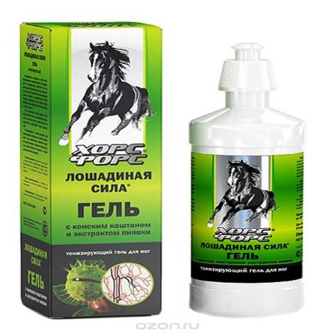 Лошадиная сила 500,0 Гель д/вен с каштаном и пиявкой