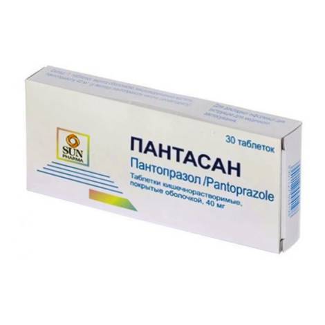 Пантасан 40мг №30 табл.