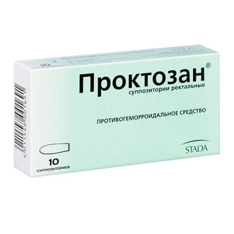 Проктозан нео №10 суппозитории