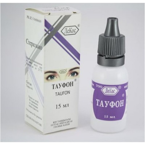 Тауфон 4% 15 мл капли глазные