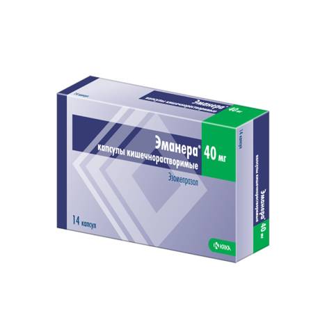 Эманера 40мг №14 капс.