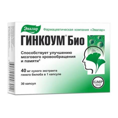 Гинкоум Био 40мг №30 капс.