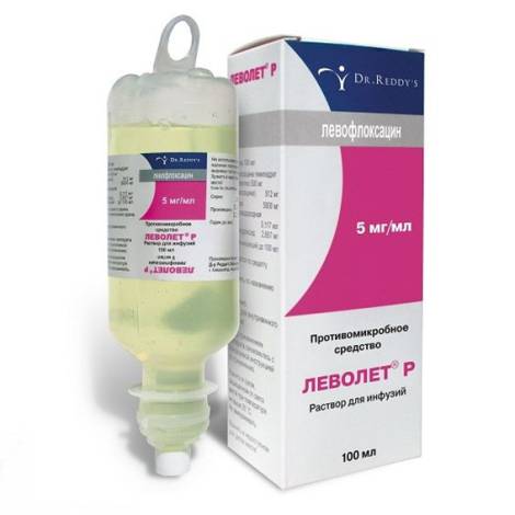 Леволет 500мг/100мл 100 мл р-р для инфузий 