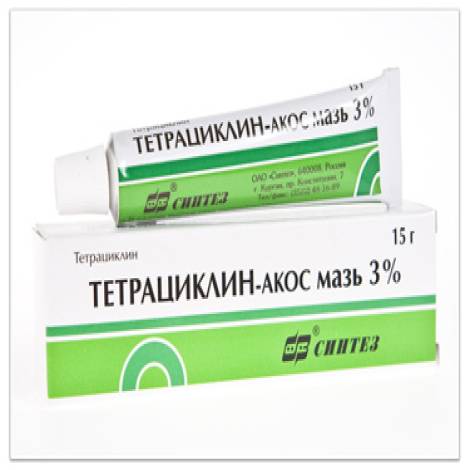 Тетрациклин 3% 15,0 мазь