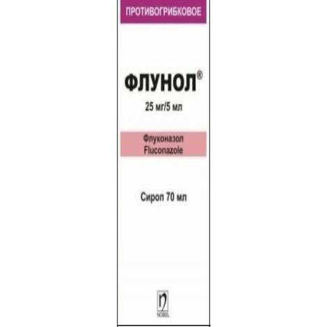 Флунол 25мг/5мл 70,0 сироп фл.