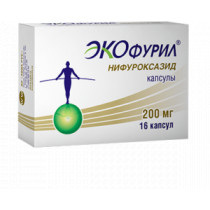 Экофурил 200мг №16 капс.