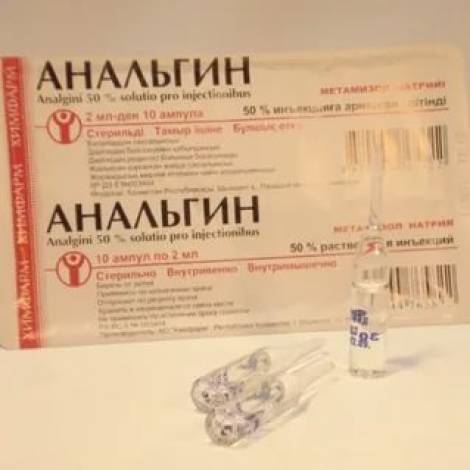 Анальгин 50% 2мл №10 амп.