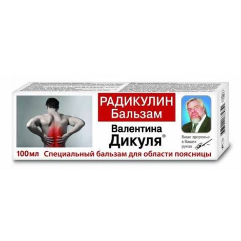 Валентина Дикуля 100,0 бальзам Радикулин