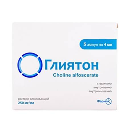 Глиятон 250мг/мл 4,0 №5 амп.