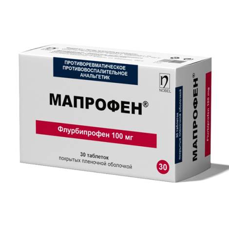 Мапрофен 100мг №30 табл.
