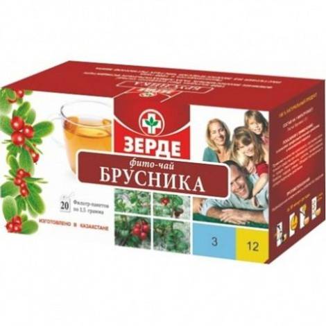 Фито-чай Брусника 1,5 №20