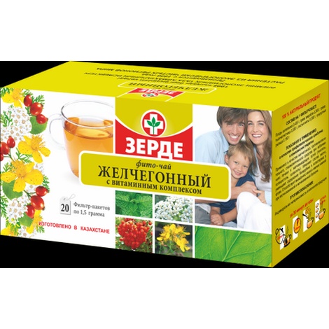 Фито-чай Желчегонный 1,5 №20 с витаминным комплексом