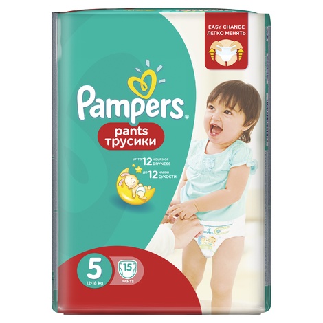 Подгузники Pampers- трусики 5 №15 