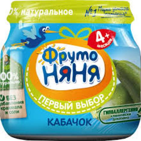 Пюре Фрутоняня 80,0 кабачок