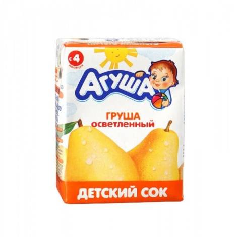Сок 200,0 Агуша груша