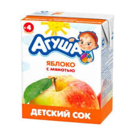 Сок 200,0 Агуша яблоко с мякотью