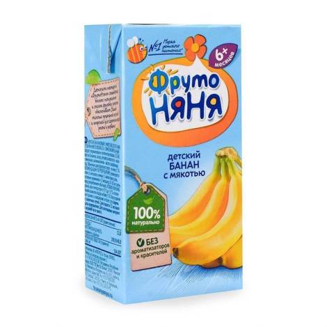 Сок 200,0 Фрутоняня банан