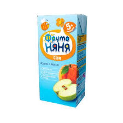 Сок 200,0 Фрутоняня яблоко+персик 