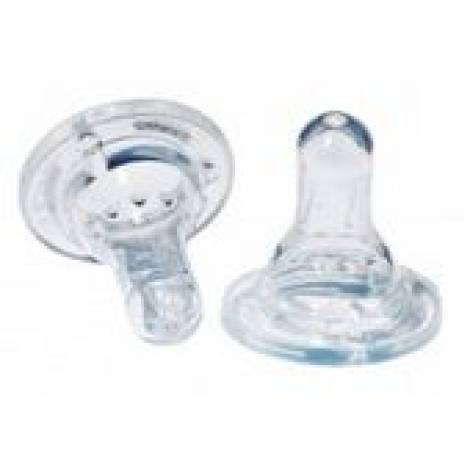 Бусинка соска силиконовая средний поток в футляре №2 506