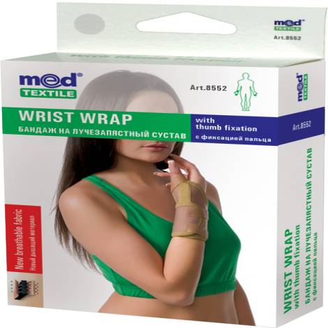 Бандаж на лучезапястный сустав с фиксацией пальца L/XL 8552