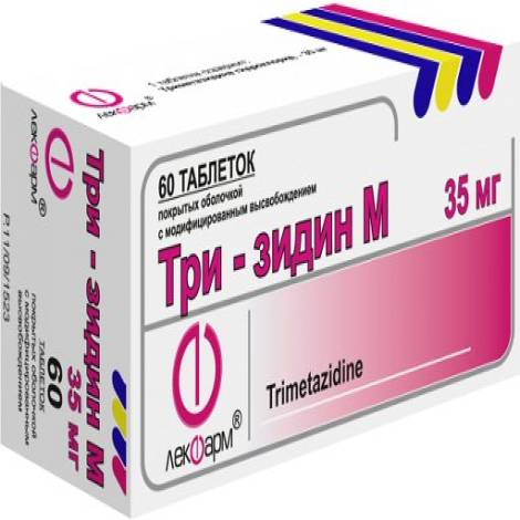 Три-зидин M 35мг №60 табл.