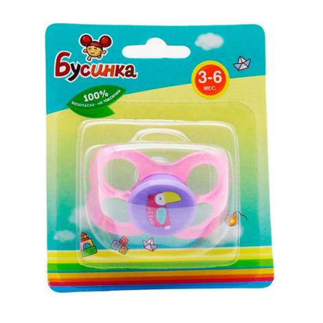 Бусинка пустышка Дышащая сил. с прикусом (3-6) 407