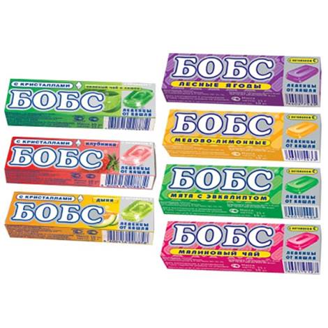 Бобс №10 леденцы с вит. С мята с эвкалиптом