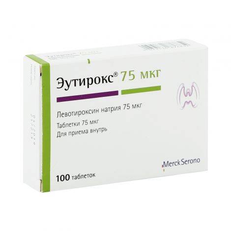 Эутирокс 75мкг №100 табл.
