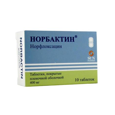 Норбактин 400мг №10 табл.
