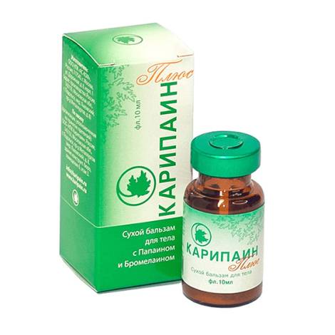 Карипаин 1г №10 бальзам д/тела сухой