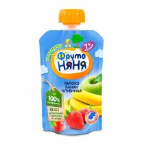 Десерт Фрутоняня 90,0 яблоко+банан+клубника
