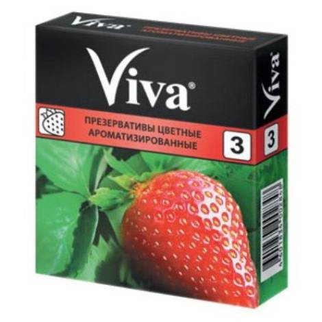 Презерватив Viva №3 ребристые