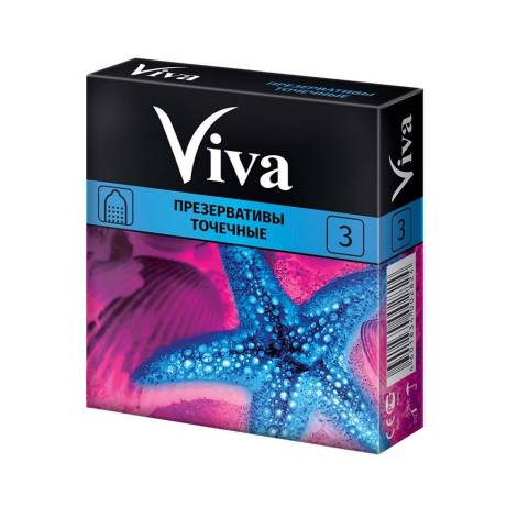Презерватив Viva №3 точечные