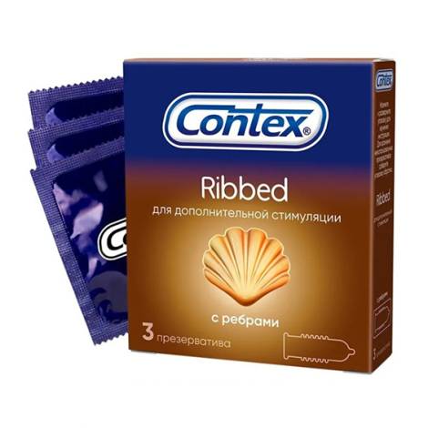 Презерватив Contex №3 Ribbed 