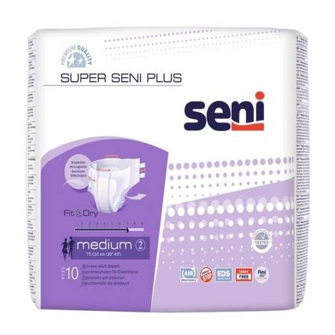 Подгузники Seni Super Plus Medium д/взр. №10 (75-110)