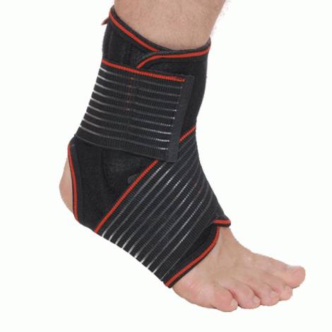 Бандаж на голеностопный сустав c дополнительной фиксацией L R7202