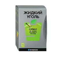 Жидкий уголь комплекс с пектином  №10 саше